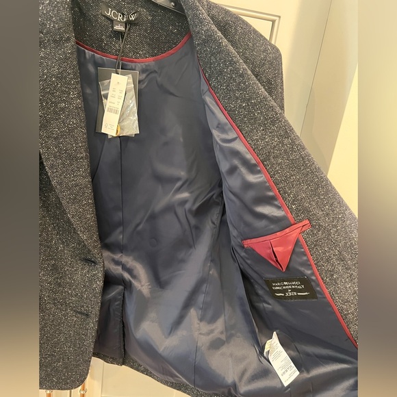 J. Crew École blazer in herringbone wool blend - Picture 9 of 14